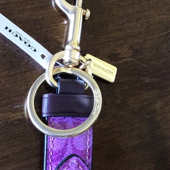 Coach Accessories Coach Trigger Snap Signature Canvas Valet